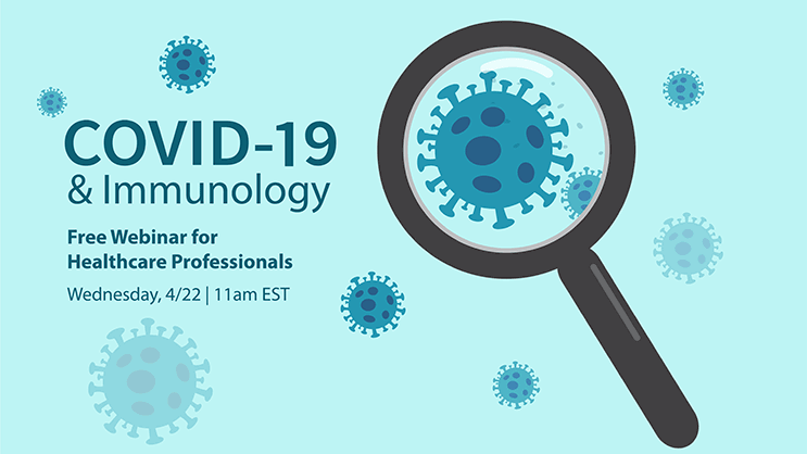 Banner: WEBINAR: Immunology & COVID-19