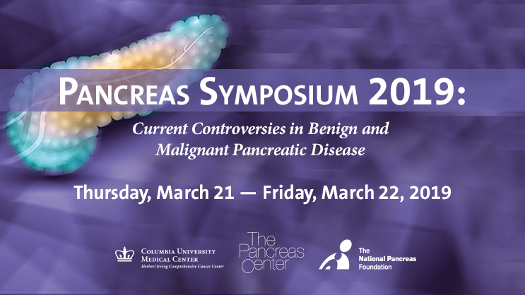 Banner: Pancreas Symposium 2019: Current Controversies in Benign and Malignant Pancreatic Diseases Register