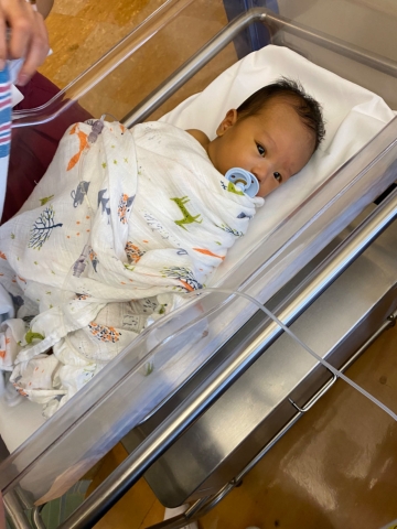 nate waits to enter the OR for surgery