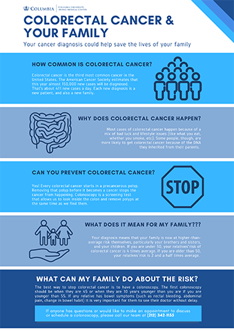 Family Colorectal Cancer Handout