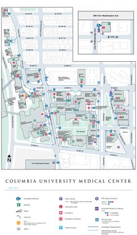 Columbia University Medical Center / NewYork-Presbyterian Map