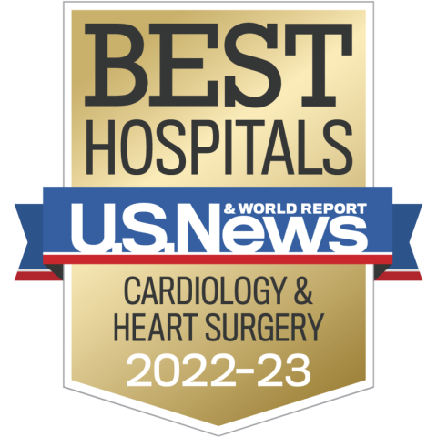 2022-23 US News Cardiology Badge