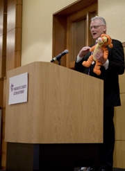 Ralph Cheney, giving his acceptance speech for the Pausch Award