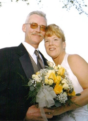 Ralph and Mariann Cheney on their wedding day