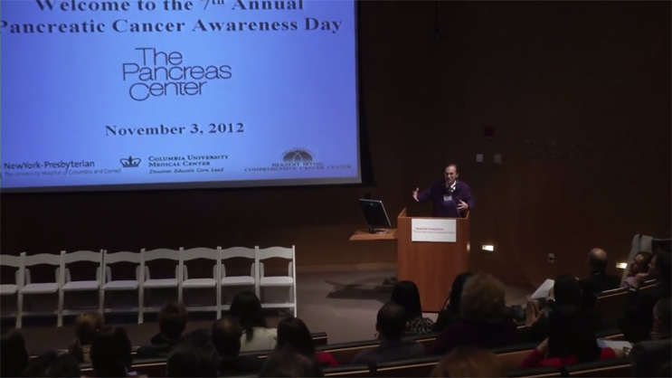 Video Thumbnail: Pancreatic Cancer Awareness Day - Message from the Executive Director, Dr. John Chabot